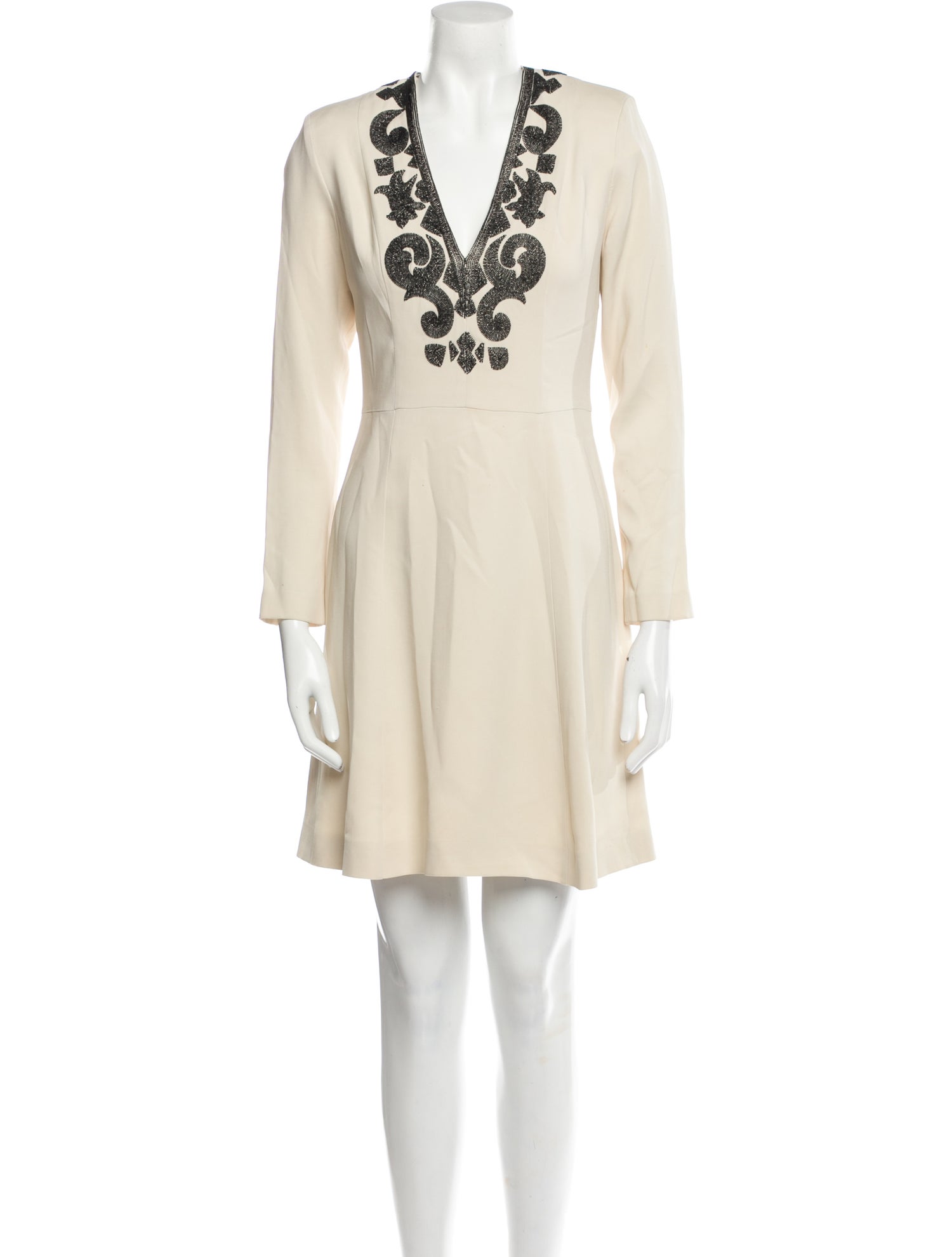 Etro V-Neck Mini Dress
